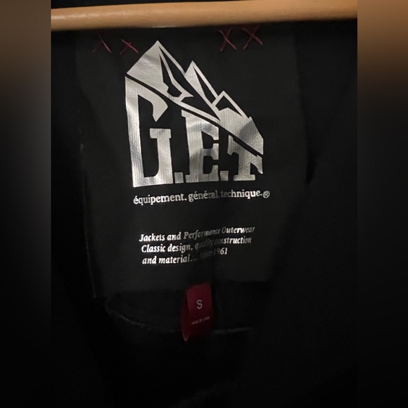 G.E.T Equipement General Technique Black Utility Jacket, Size S - Picture 2 of 4